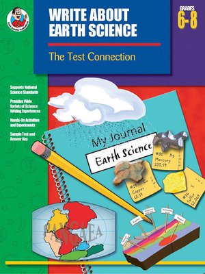 cover image of Write about Earth Science, Grades 6 - 8